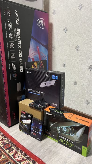 Новый игровой ПК + 4K QD-OLED монитор MSI 240Hz
