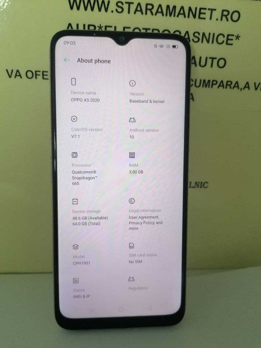 oppo a5 (m2) star amanet