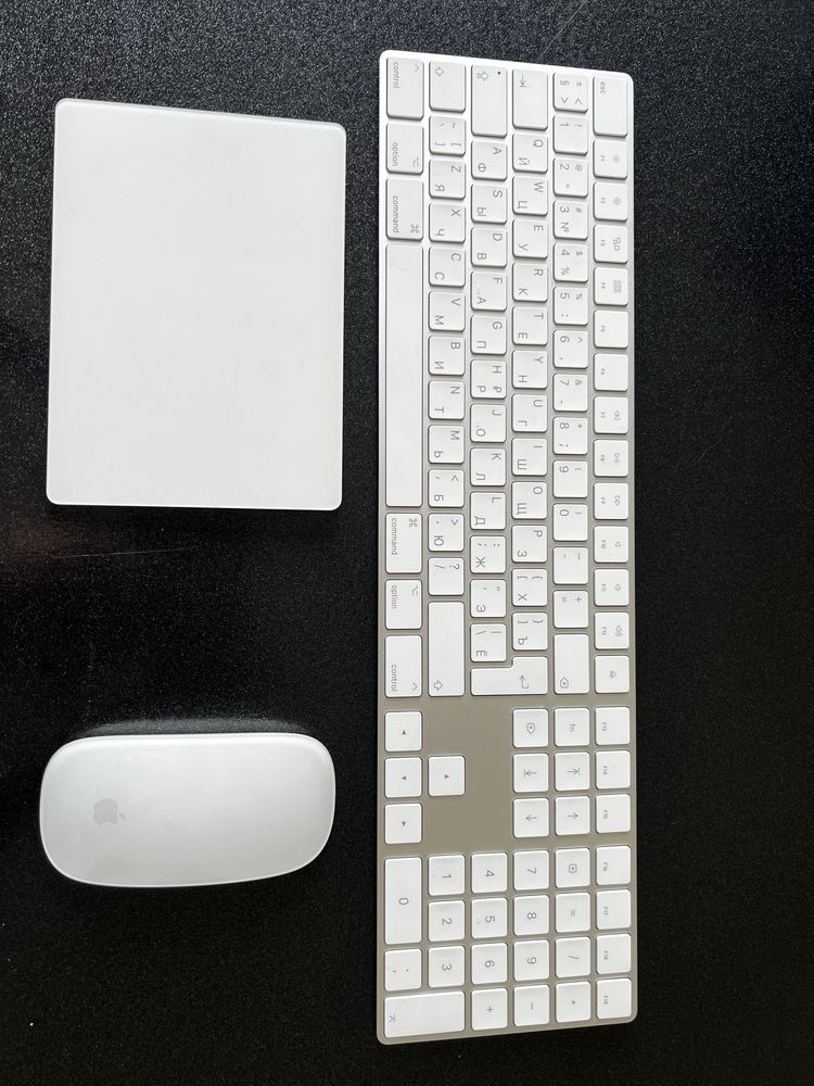 Apple Magic trackpad, magic mouse, magic keyboard