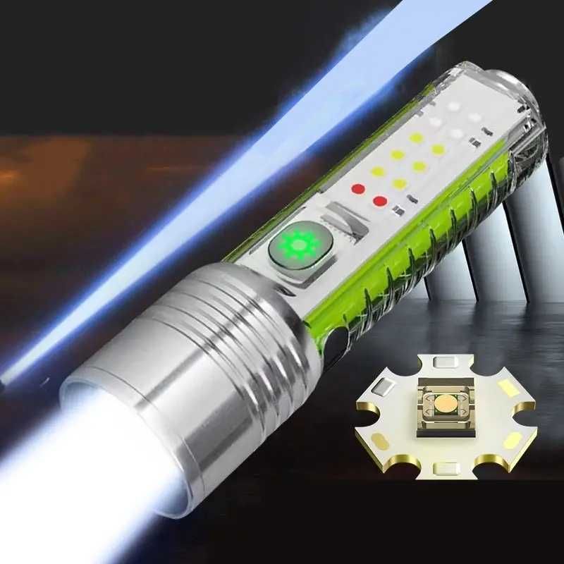 Фенер 1300Lm многоцветен XPG+12LED