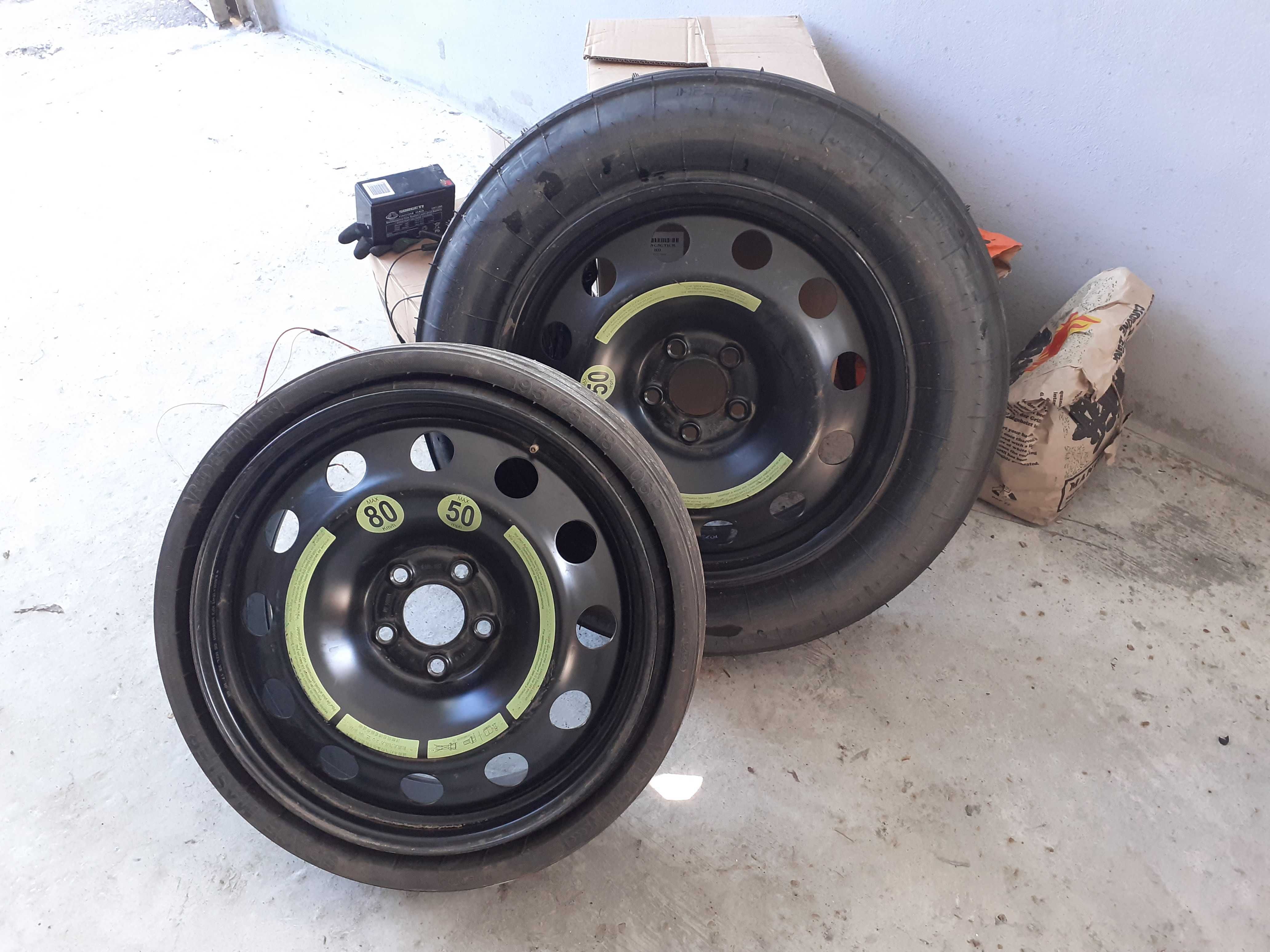 Roata de rezerva Slim mica Mercedes C E Clas ML GL Gls 5x112 R18