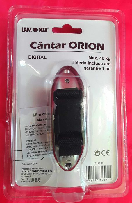 Cantar electronic digital pentru bagaje ORION NOU - 35 Lei