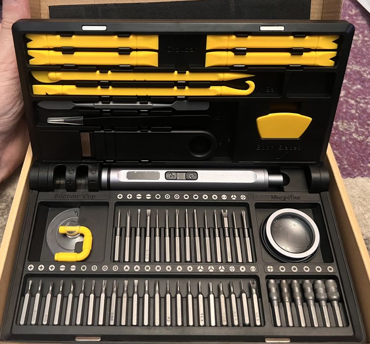 Аккумулярная отвертка для точных работ Набор отверток