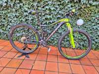 Bicicleta Cube Stereo HPC 120, carbon, roti 29, marimea M
