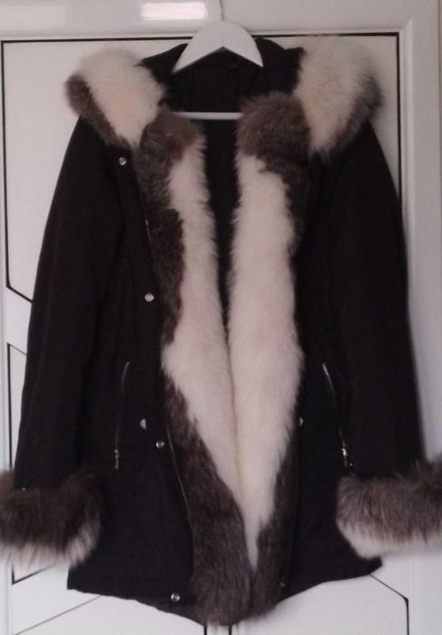 Дамска парка с косъм