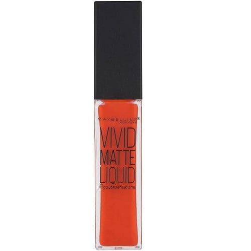 Ruj de Buze, Mat, Maybelline, Vivid Matte Liquid, 25 Orange Shot, 8 ml