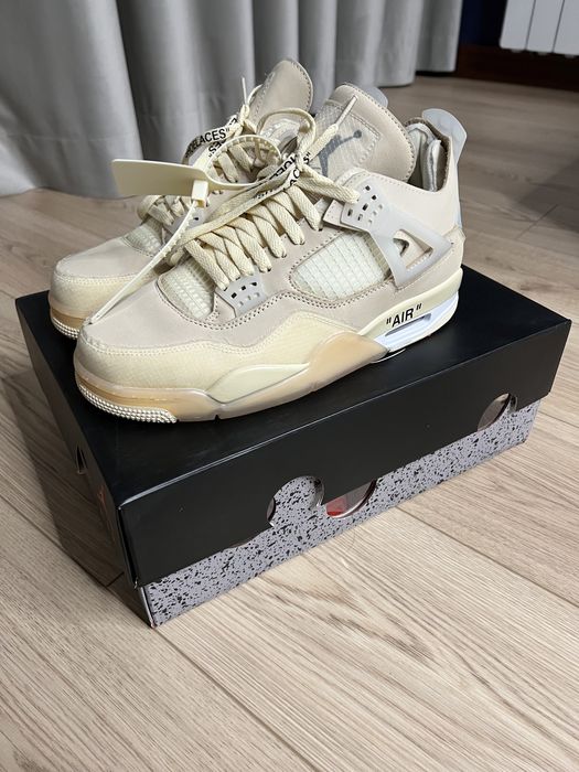 Vand Jordan 4 Off White Sail, marimea 42.5