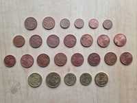 Colectie monede rare 1, 2, 5, 10, 20, 50 euro centi