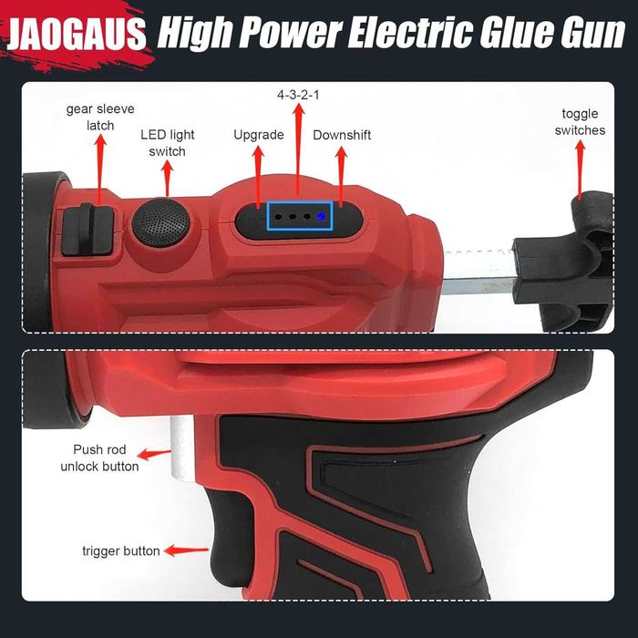 Pistol electric tub/cartus silicon,pt bater MAKITA, REDUS de la 400RON
