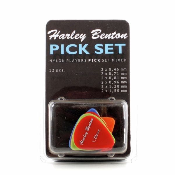 Pene chitara Harley Benton Nylon Player Pick Set de 12 buc