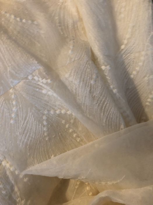 Perdea crem/alb 6m latime