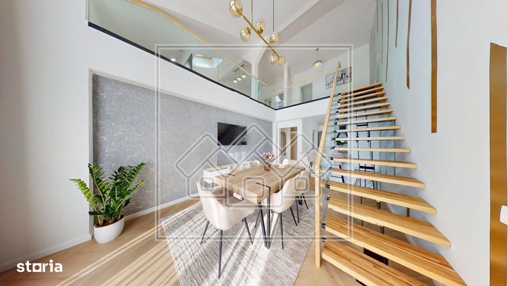 Penthouse 5 camere, 3 bai, mobilat si utilat, disp imd, TVA inclus