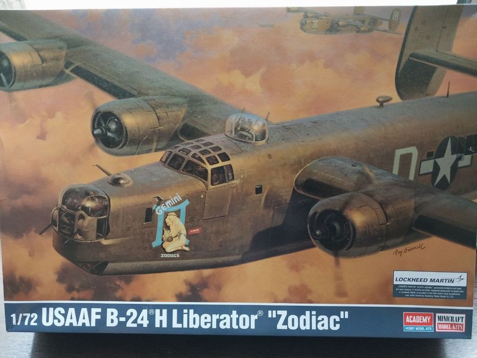 Сборная модель самолета Б 24. Либерейтор