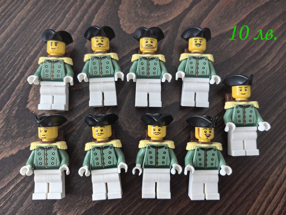 НОВИ LEGO минифигурки рицар пират сокол вълк форестмен