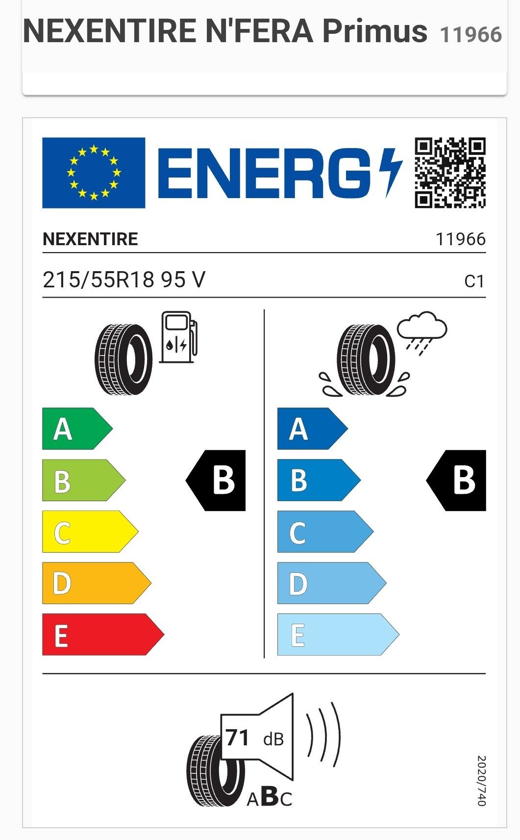 4 anvelope vara Nexen N'fera (nfera) Primus 215 / 55 / r18