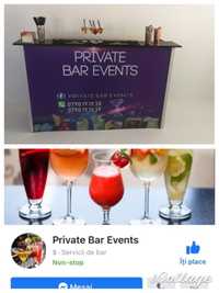 Open Bar Mobil/Bar Evenimente coktail shoot barmani ocazie nunta botez