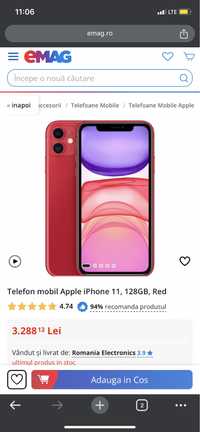 Vand Iphone 11 Red