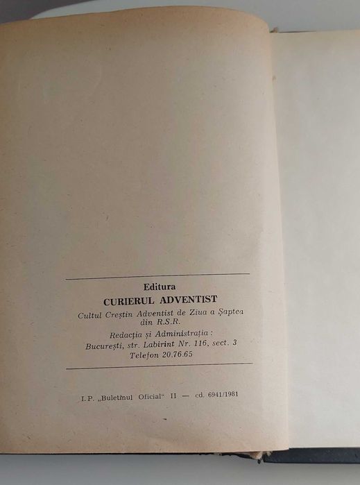 Dorinta Veacurilor sau Hristos Lumina Lumii Ellen G. White 1981