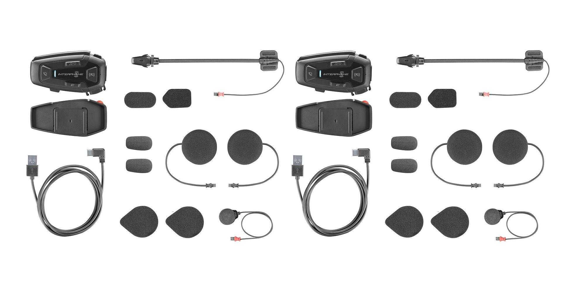 Двоен Bluetooth Headset interphone пакет за U-COM8R Mesh тегнология