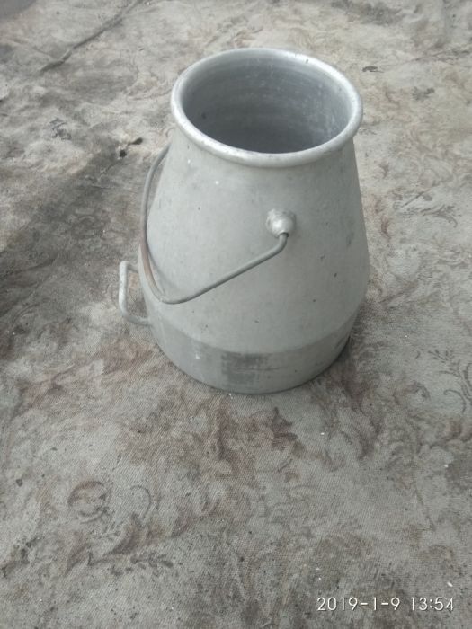 Фляги, подойник без крышки