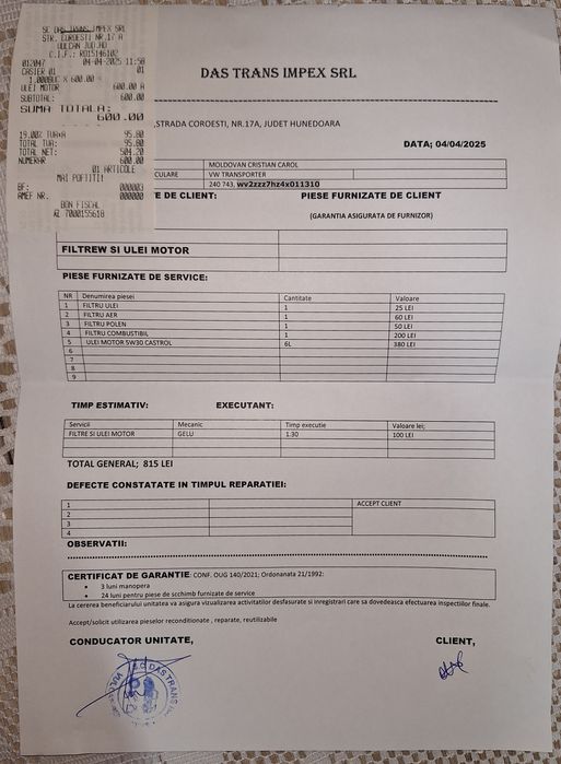 Vw transporter 8+1