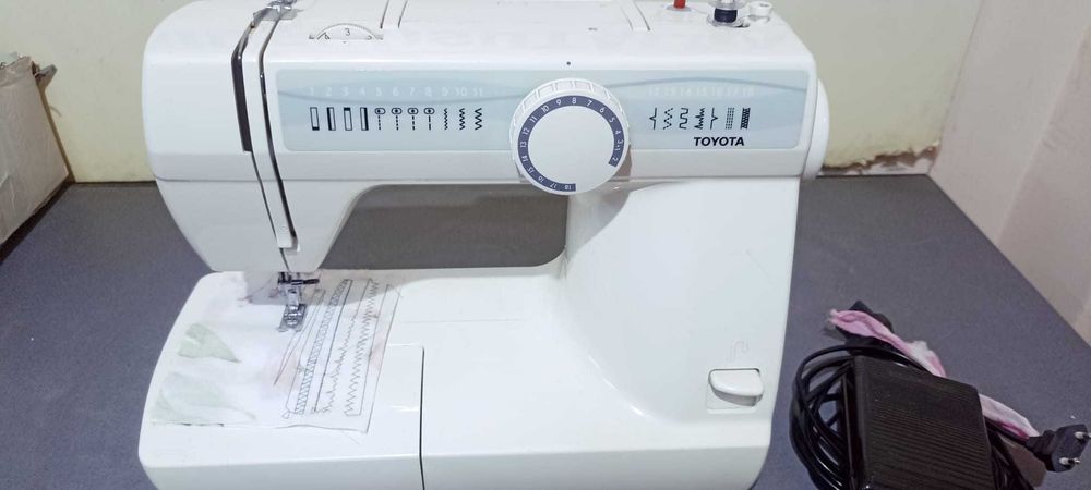 Masina de cusut Toyota Ideala pentru incepatori