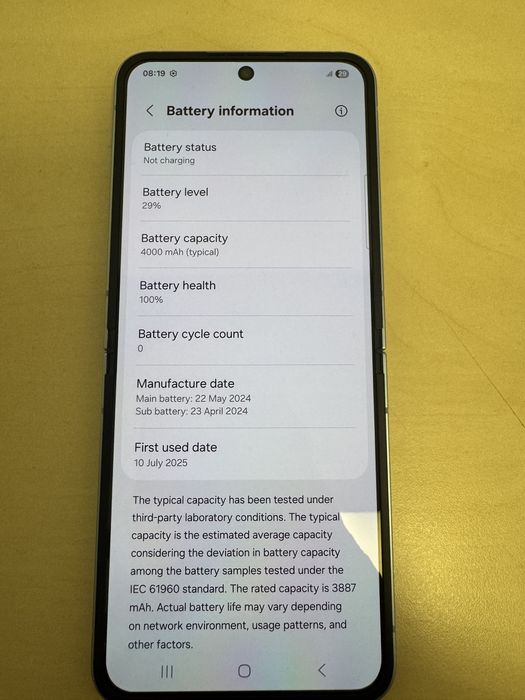 Samsung Galaxy Z Flip6 256Gb Blue