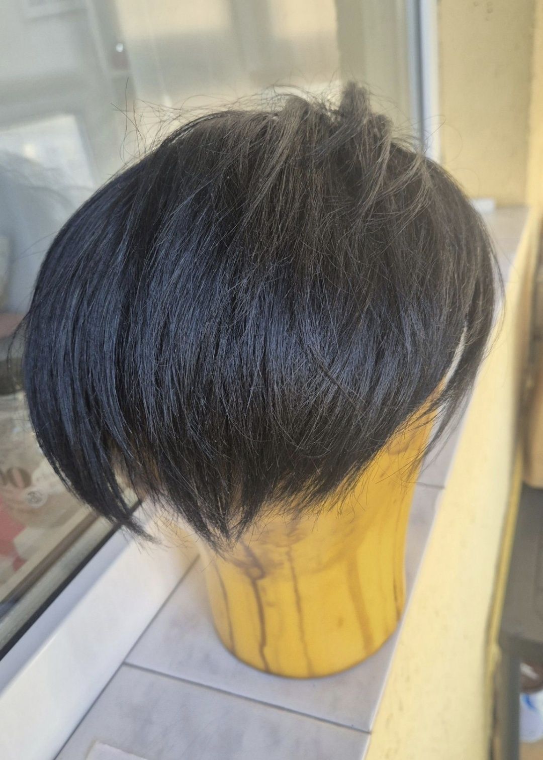 Мъжко тупе Hair System 2бр и мрежа основа за тупе, перука