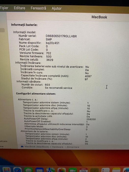 MacBook 2017 de 250gb