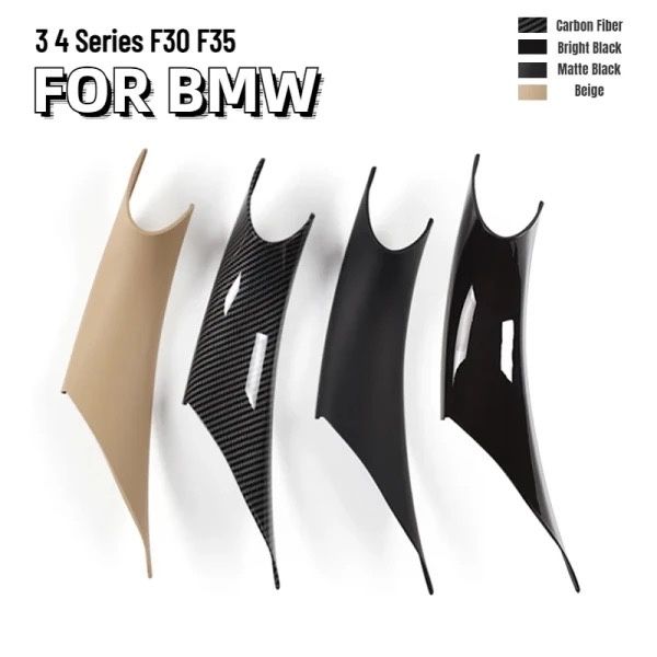Set 4 capace manere interior Bmw seria 3 4 F30 F31 crem bej carbon