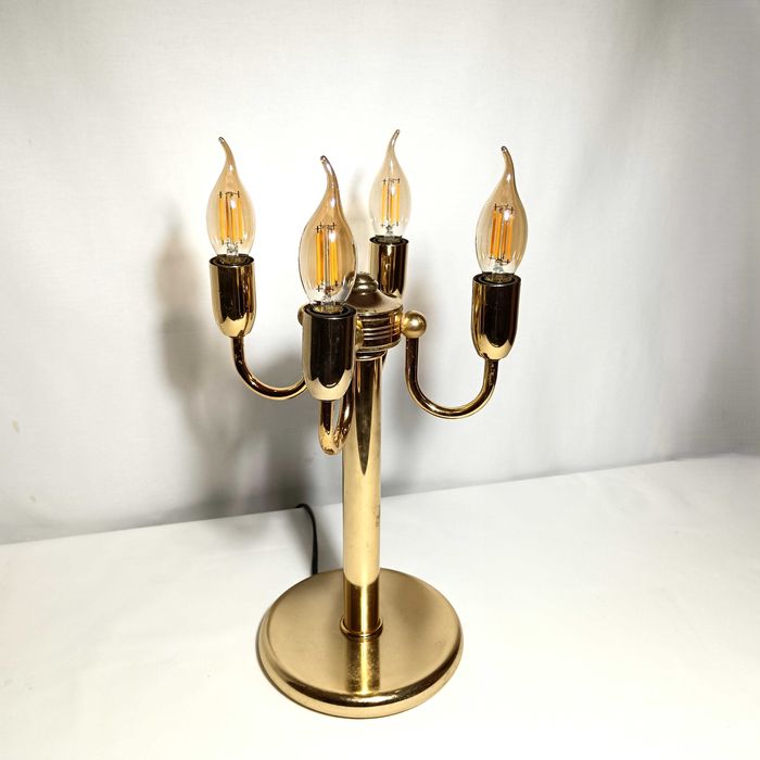 Veioza masa, candelabru, accent, Art Deco, alama, vintage