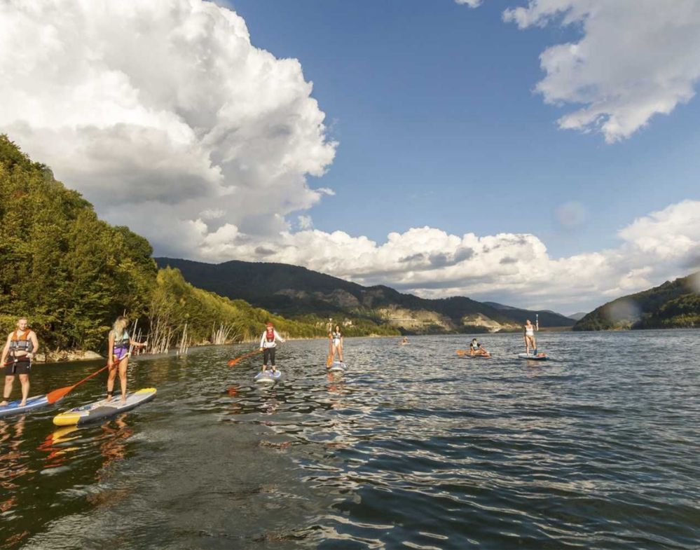 Experienta cu Stand Up Paddle pe lacurile din jurul Sibiului