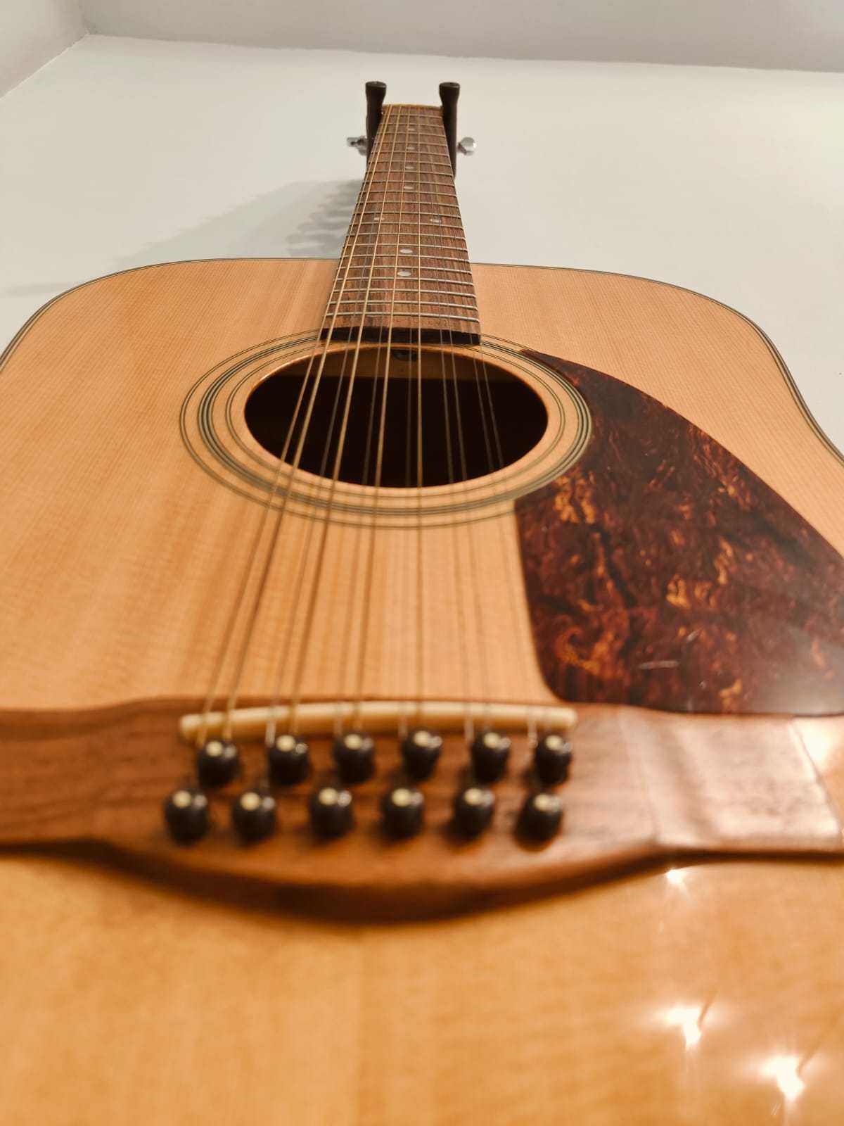 Chitara electro acustică Doublesix Fender F-310-12. Japonia anul 1980