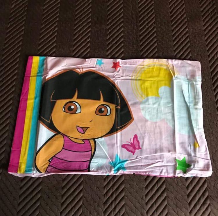 Детски комплект спално бельо/плик и калъфка/ Dora the explorer