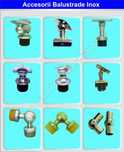 Balustrade inox, piese si accesorii