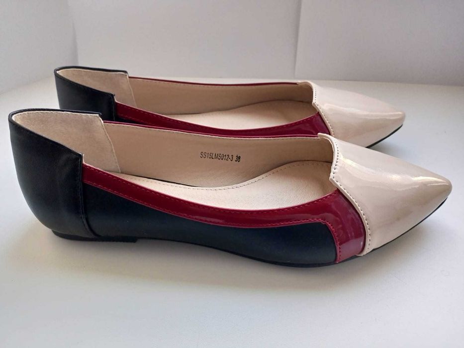 Туфли женские лодочки. Классические. Новые. Размер 37-38.