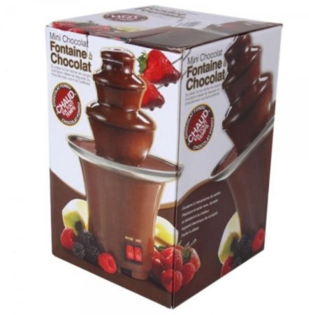Fantana de ciocolata mini,cu 3 etaje,Fontaine a Chocolat 22 cm