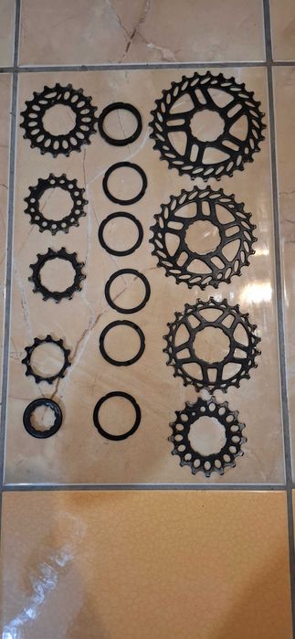 Maneta schimbator spate Sram NX + pinioane Sram Eagle 10-50T, 12viteze