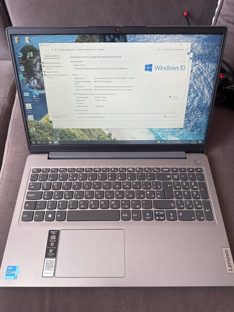 Lenovo, core i3-1115G4 3.00 GHz, ssd.