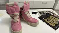 Rick owens geobasket pink