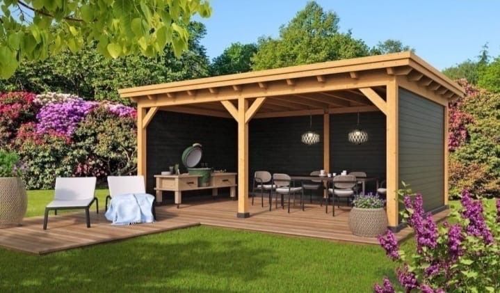 Foisoare terase de gradina din lemn