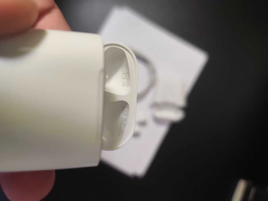 Airpods 2 Apple original cablu și husa