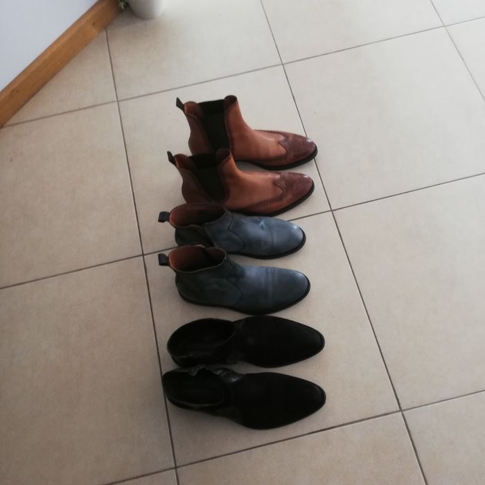 Ghete piele bărbați Made în Italy, marimea 41!