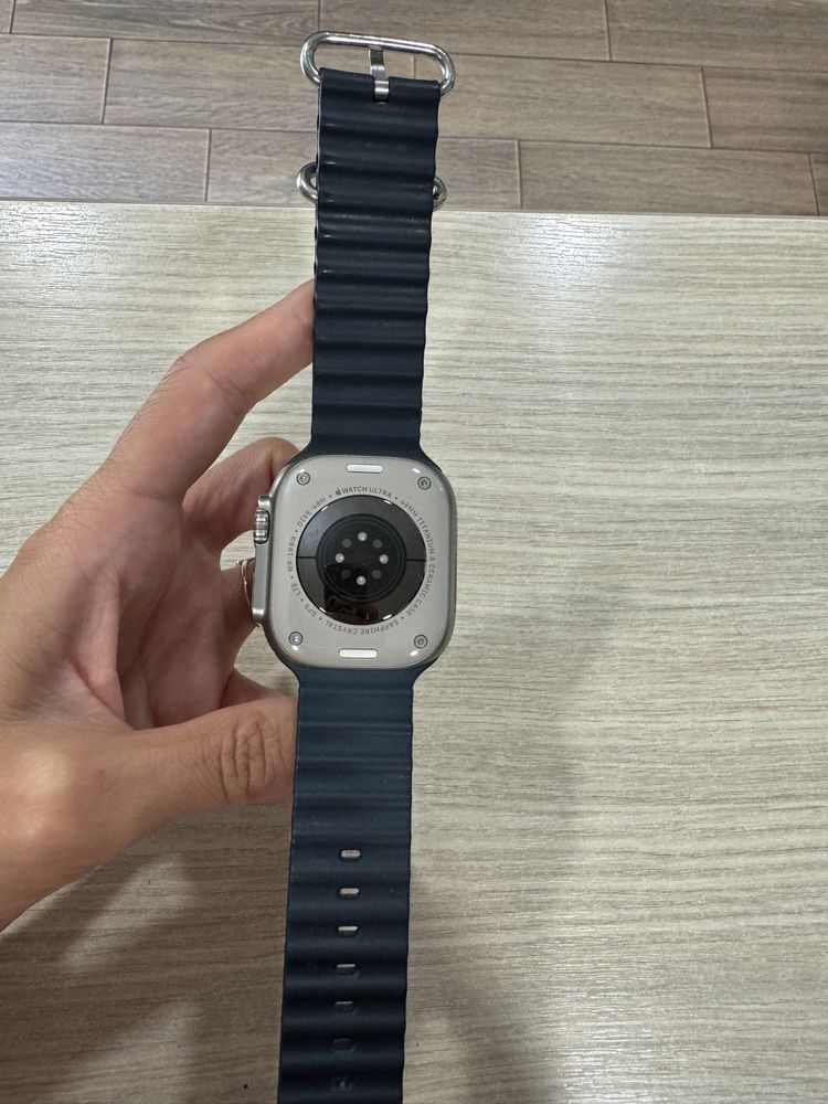 Apple Watch Ultra, Cellular, Titanium 49mm, Blue Ocean, Impecabil!!