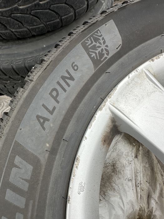 Зимни гуми с джанти за Субару Subaru michelin alpin мишелин 215 60 16