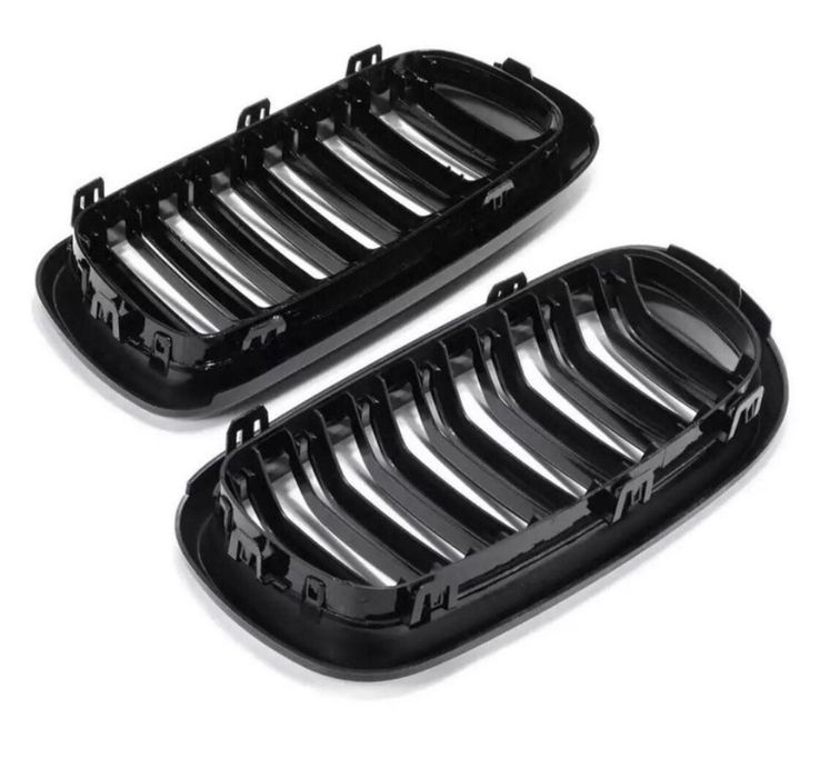 Set Grile grila nari duble Negru lucios M Bmw X5 F15 X6 F16 F85 F86