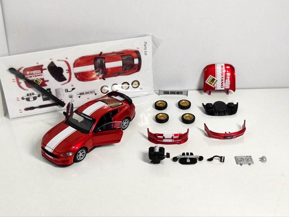 Металлическая машинка Зделай Тюнинг сам Ford Mustang модель - Доставка