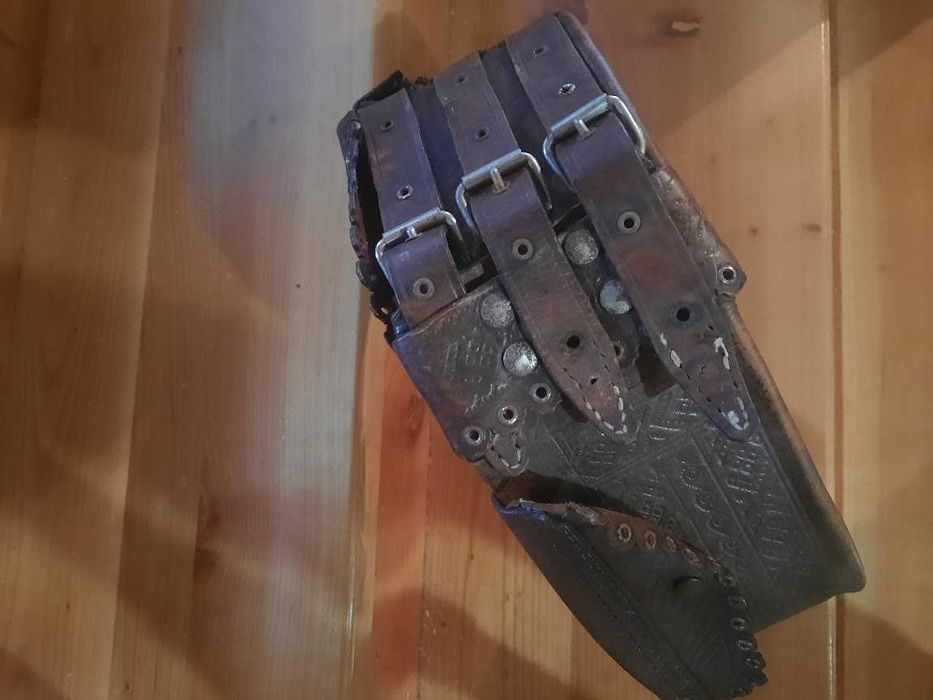 Chimir tradițional, șerpar, cingătoare sau brâu lat din piele