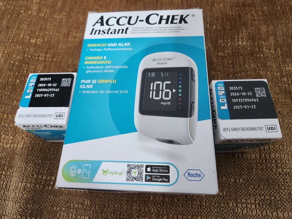 Glucometru Accu Chek Instant+10 Teste SIGILAT