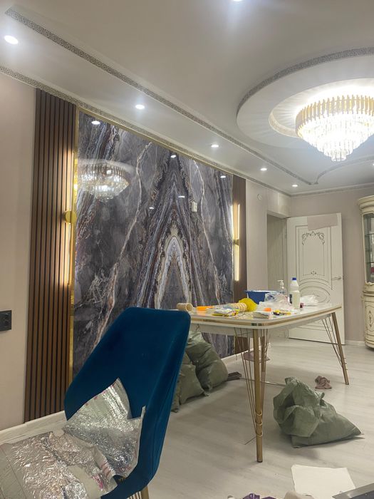 Поклейка обоев и покраска стен